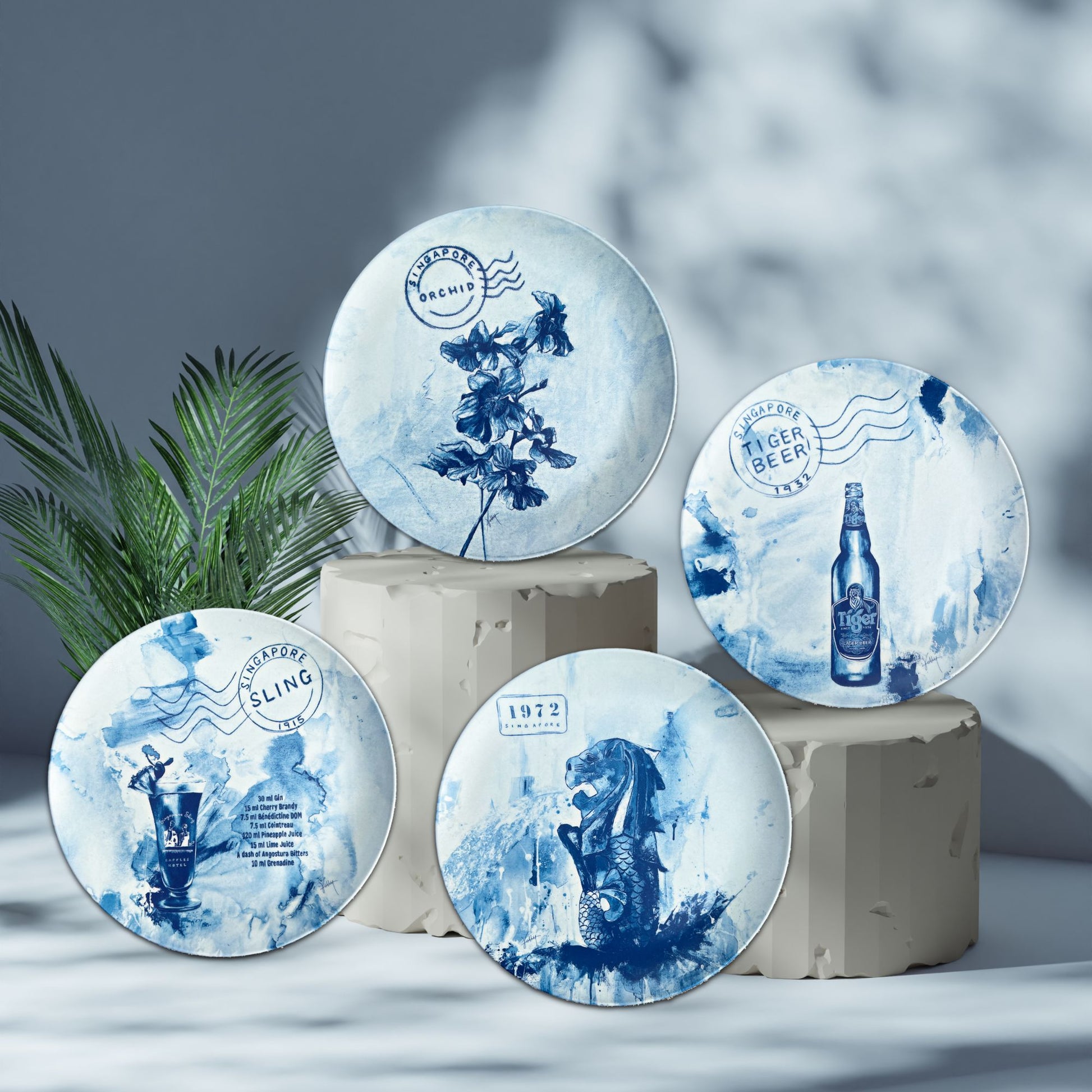 Sustainable Singapore Gift, Affordable gift bundle, Souvenir From Singapore, Singapore Art Souvenir, Kelly Ser Art, Eco Friendly Gift, Singapore Memories, Sustainable Gift, Merlion Souvenir
