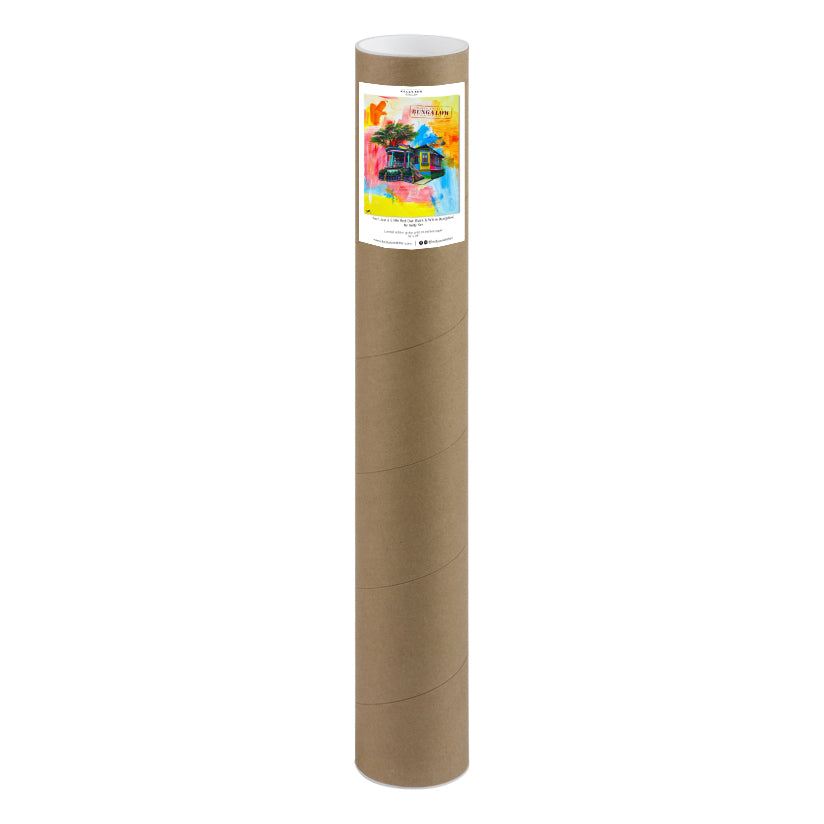 Not Just a Little Red Dot: Black & White Bungalow (Carton tube)