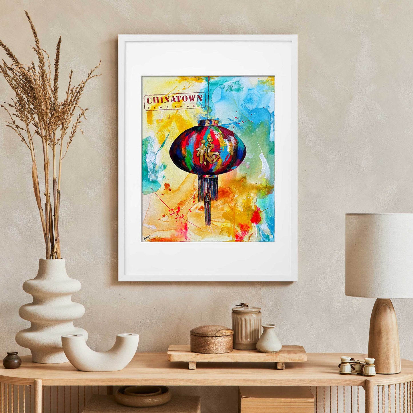 Chinatown Printed Art, Chinatown Art Print, Chinatown Framed Print, Singapore Art Print, Singapore Art, Singapore Landmarks, Singapore Culture, Art Of Singapore, Explore Singapore