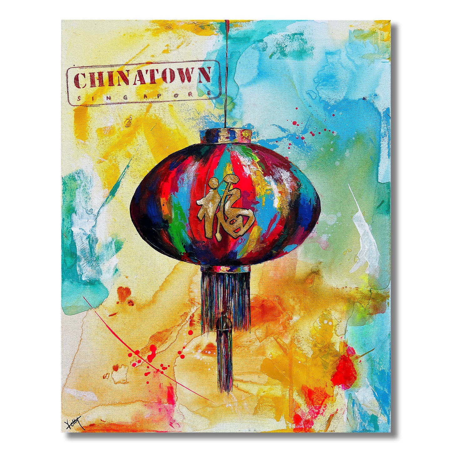 ChinatownPrintedArt ChinatownArtPrint ChinatownCartonRollPrint SingaporeArtPrint SingaporeArt SingaporeLandmarks SingaporeCulture ArtOfSingapore ExploreSingapore