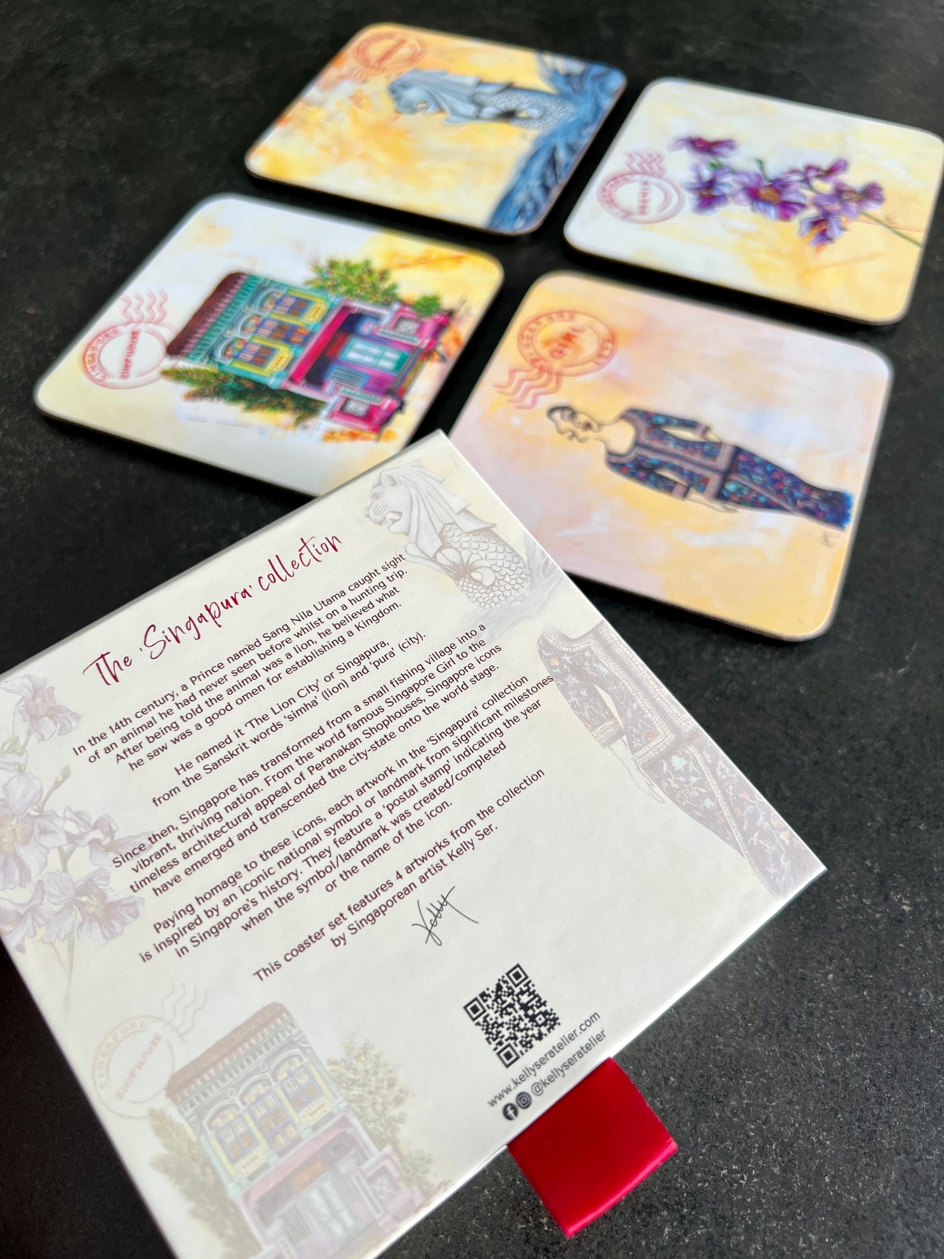 Singapore Souvenir, Singapore Symbol, Singapore Tourism, Singapore Travel Gift, Tourist Gift, Kelly serArt