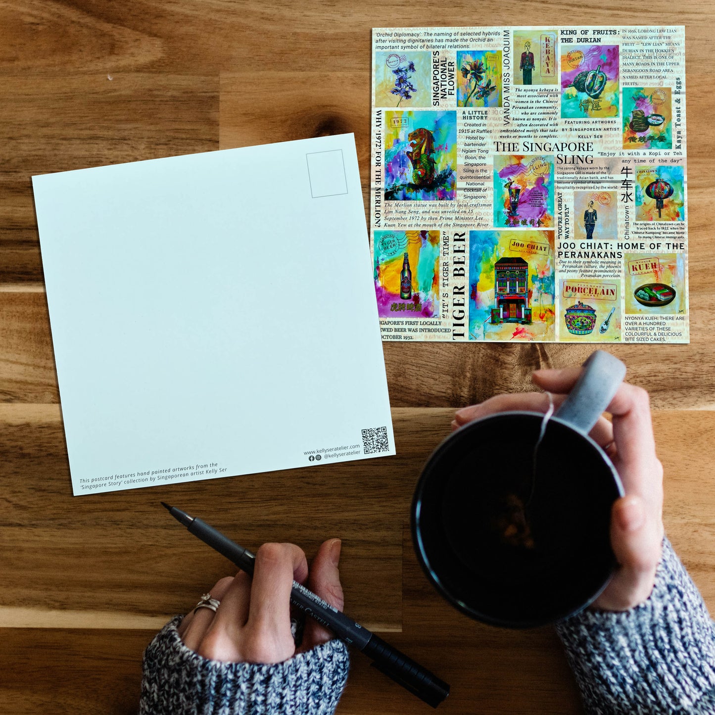 Puzzle and Postcard Set: Singapore Story