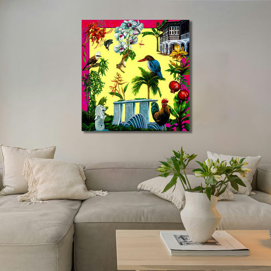 Canvas Print: City in Nature - Urban Sanctuary