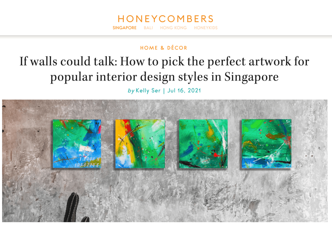 Collaboration with Honeycombers: ‘When Art Meets Home’ series