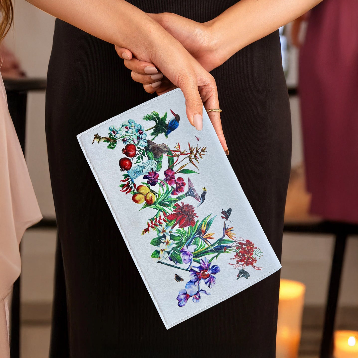 City in Bloom Clutch Bag