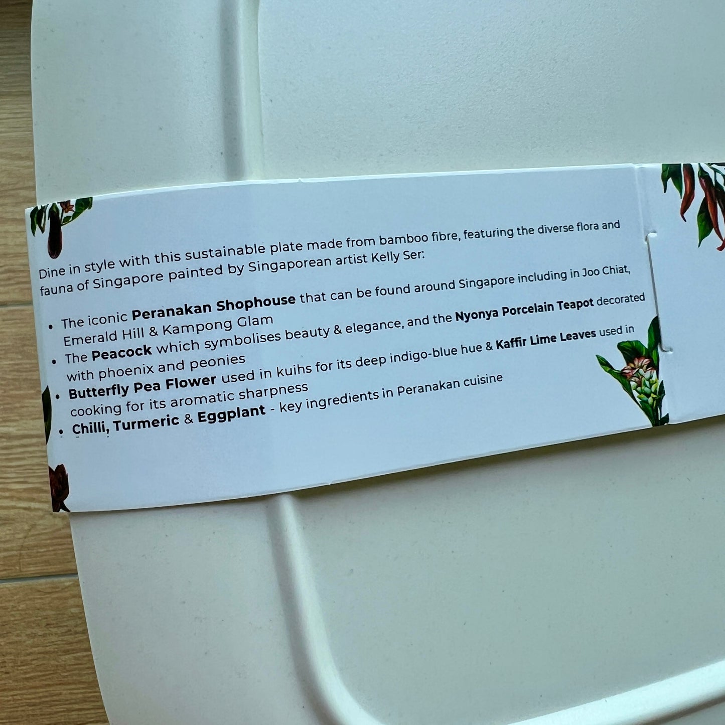 Bamboo Plate: Peranakan Treasures