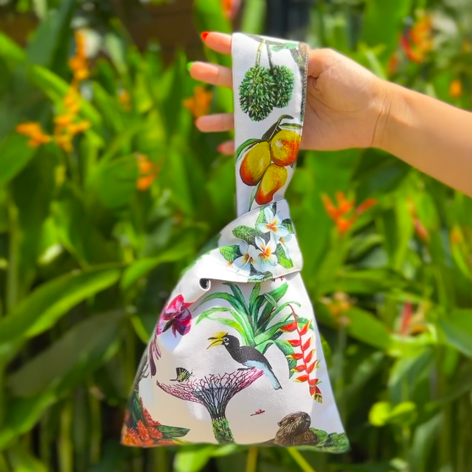 Japanese Knot Bag: Tropical Paradise