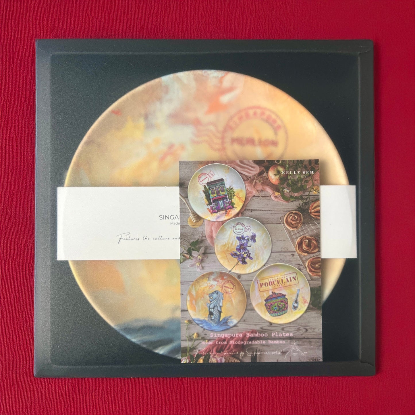 Singapura Bamboo Plates Set