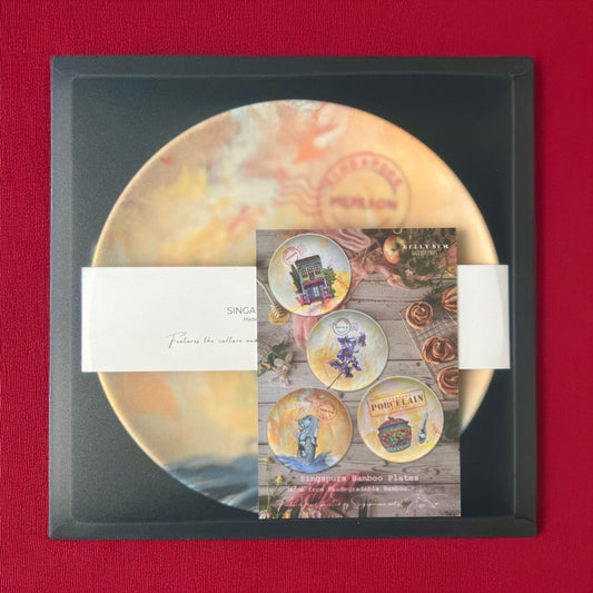 Singapura Bamboo Plates Set