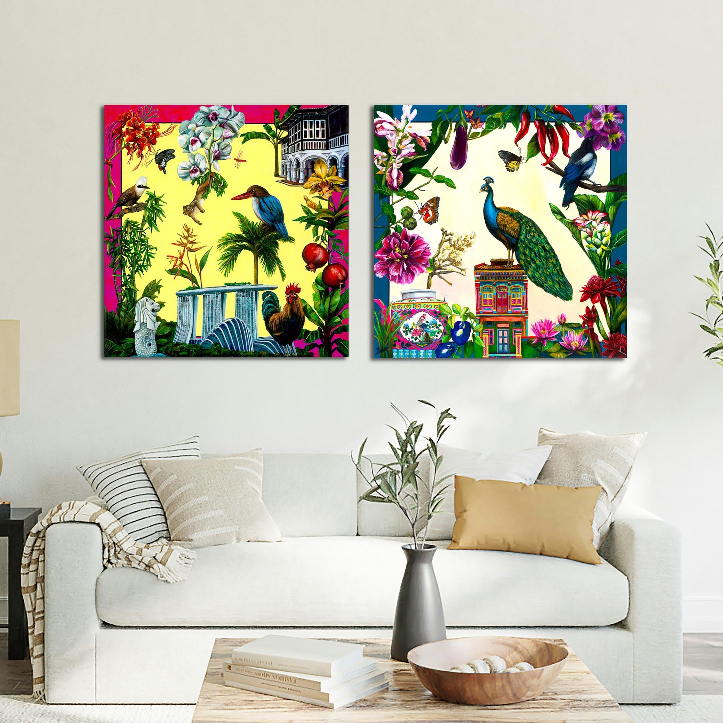 Canvas Print: City in Nature - Urban Sanctuary