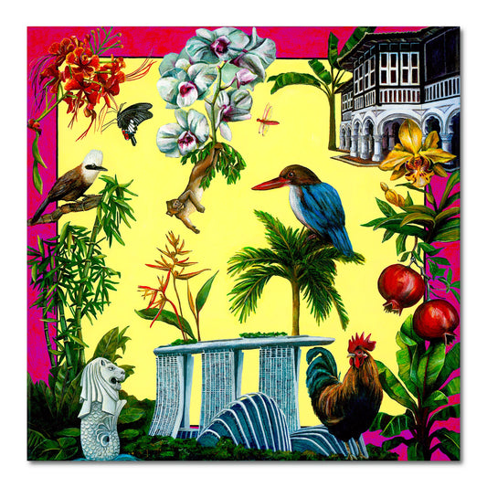 Canvas Print: City in Nature - Urban Sanctuary